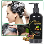 Unisex Instant Black Herbal Hair Dye Shampoo for Grey Hair Coverage Shampoo 3 in 1(800 gm) Pack of 5