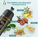 Unisex Instant Black Herbal Hair Dye Shampoo for Grey Hair Coverage Shampoo 3 in 1(800 gm) Pack of 5